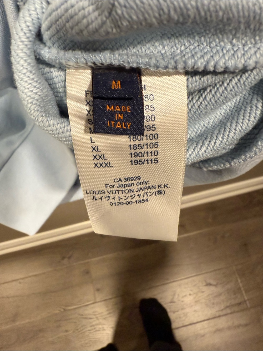 Louis Vuitton Light Blue Script Logo mens Crewneck Sweatshirt image 9